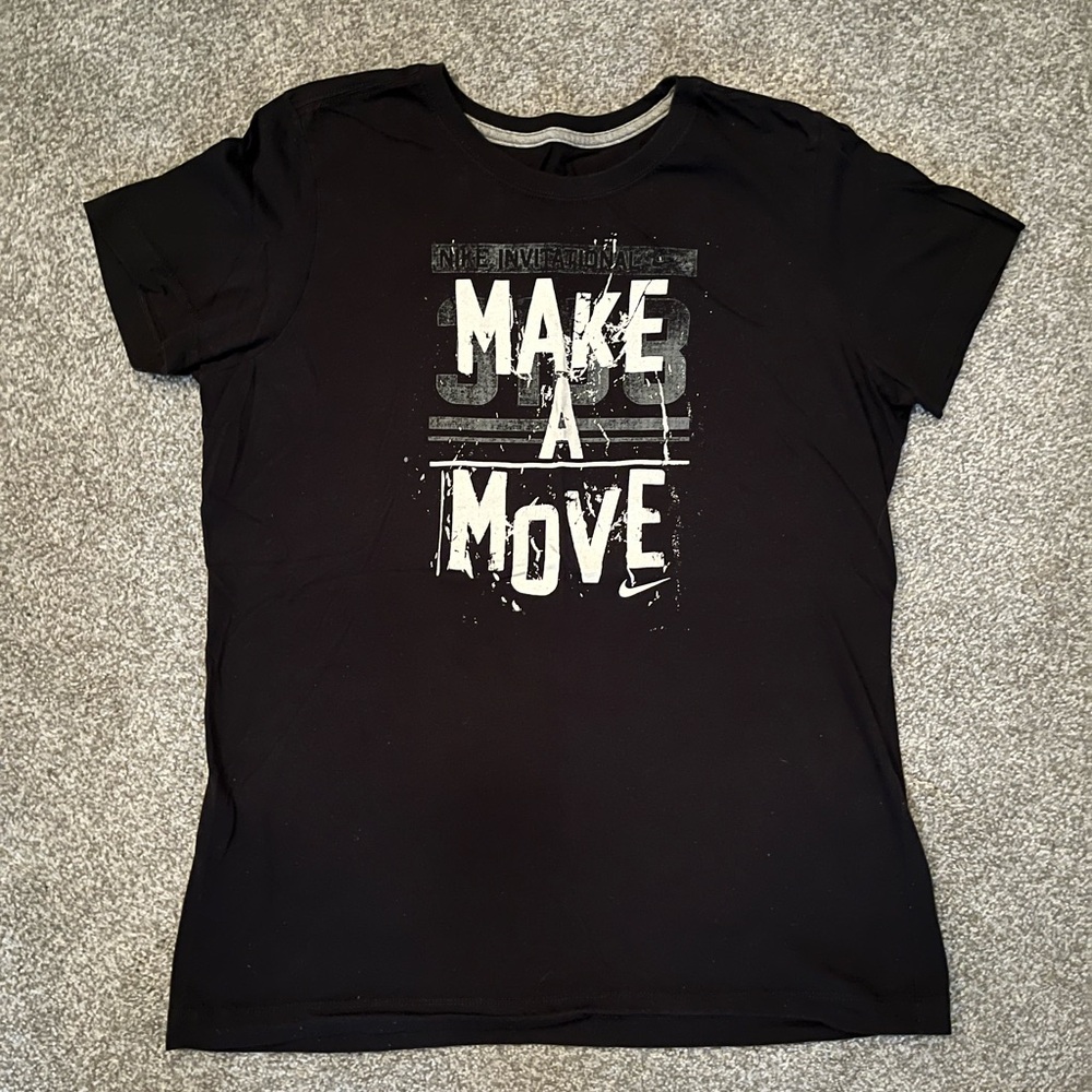 Nike Black 'Make A Move' Short Sleeve Tee